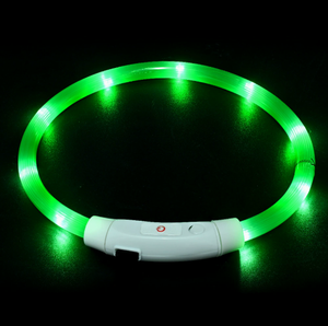 Collar LED para Perro, Collar Luminoso Recargable por USB, Collar de Seguridad para Mascotas que Hace que tus Perros Queridos se Vistan Visible por la Noche para Perros Pequeños - Product Image 2