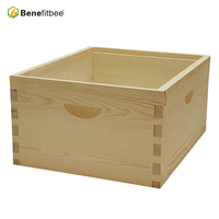 Ruche en bois à deux étages Benefitbee, 8/10 cadres, Langstroth, pour apiculteur, apiculture, ruche en bois
