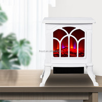 Petit radiateur de flamme de Simulation domestique, cheminée électrique, chauffage rapide, ventilateur d'air chaud