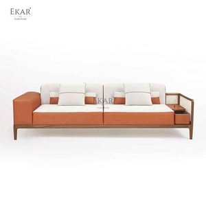 Sofá seccional EKAR <span class=keywords><strong>Zenith</strong></span> de 2 plazas de ultra lujo con diseño opulento para espacios habitables de primera calidad, para apartamentos y hoteles - Product Image 1