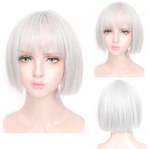 คอสเพลย์ผู้หญิงสาว<span class=keywords><strong>เท่</strong></span>สไตล์ฮาราจูกุหลากสี 2D น่ารัก<span class=keywords><strong>สั้น</strong></span>ไม่มีลูกไม้แฟชั่นวิก<span class=keywords><strong>ผม</strong></span>เต็มศีรษะ - Product Image 2