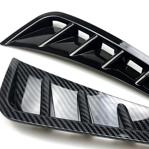 Mercedes-Benz C-Class 2019 W205 C180L C260L Front Bumper Air Intake Vent Blade Piano Black ABS Modification - Product Image 3
