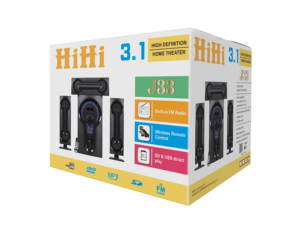 Sản xuất tại Trung Quốc Nhà hát 3.1 kênh loa siêu trầm âm thanh loa hoạt động với Bluetooth USB FM SD HIHI-J33 - Product Image 6