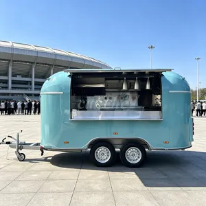 Carrito de Comida Móvil Eléctrico para Exteriores, Remolque para Camping, Venta de Hamburguesas, Papas Fritas y Snacks, para Europa - Product Image 1