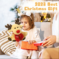 Chinesische Fabrik: Niedliches 22cm Weihnachts-Rentier Plüschtier für Kinder, Mädchen, Jungen, Schlafzimmer, Heim-Party-Dekoration, Neujahrs-Wintergeschenkidee