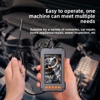 Endoscope industriel capable de prendre des photos, enregistrer des vidéos HD, étanche, pour l'inspection des tuyaux, la réparation automobile, l'entretien, caméra à sonde flexible