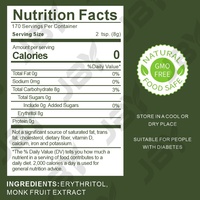 JBY 100% Naturel Pur Édulcorant au Fruit du Moine en Sachets Édulcorant Biologique au Fruit du Moine avec Erythritol