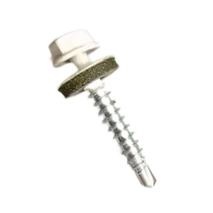 Hex Head <b>Screw</b> With Washer Zinc Plated Steel Coarse Thread Metric 12mm Cap Diameter Class 8.8 - Product Image 1