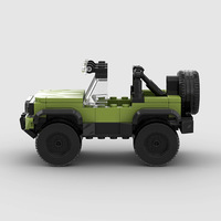 Offre Spéciale – Jouets de Construction Éducatifs en Blocs de Petites Particules Compatibles avec les Véhicules de Course et SUV en Plastique ABS pour Enfants