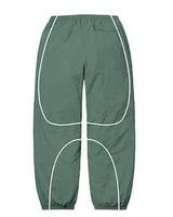 Ensemble de survêtement coupe-vent personnalisé en nylon pour homme : veste de sport zippée et pantalon coupe-vent pour l'entraînement