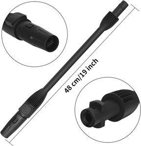 <span class=keywords><strong>Lance</strong></span> réglable de <span class=keywords><strong>buse</strong></span> de nettoyage de nettoyeur haute pression Turbo Jet avec double <span class=keywords><strong>buse</strong></span> - Product Image 4