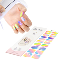 Fournisseur d'usine Huizi – Bande de vernis à ongles en gel semi-durci UV personnalisée, longue durée, autocollante