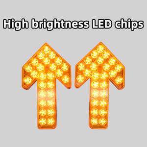 Luz de Advertencia Intermitente LED de 12V/24V, Material de PC, Clasificación IP65, Luz de Señalización Direccional para Camiones, Luz de Baliza de Seguridad - Product Image 3