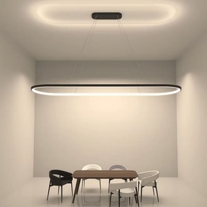 Lámpara LED Colgante de Forma Cuadrada con Esquinas Redondeadas para Oficina - Product Image 2