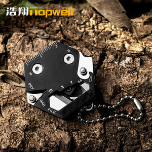 Herramienta Creativa 2.0, Navaja Multifuncional de Acero Inoxidable, Mini Navaja Plegable Portátil para Exteriores, Herramienta para Llavero - Product Image 2