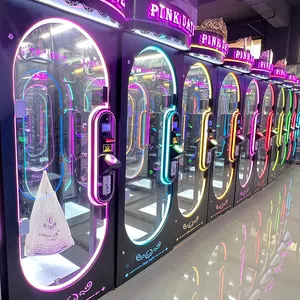 Игровой автомат подарка вырезывания машины когтя Аркады даты розового Треплус призовой для продажи