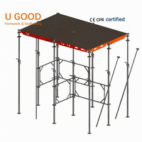 Coffrage de table léger avec tête de descente pour un démoulage rapide