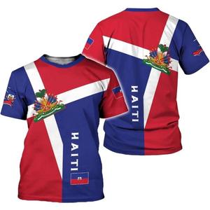 <span class=keywords><strong>Abbigliamento</strong></span> con Bandiera Haitiana Prodotti di Tendenza 2026 Nuovi Arrivi T-shirt Haiti con Bandiera Nazionale <span class=keywords><strong>Abbigliamento</strong></span> Uomo - Product Image 5