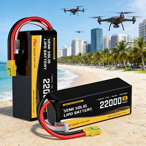 Batería LiPo Semisólida de 300Wh/kg, 44.4V 22000mAh, 12S 5C, Alta Densidad, para Drones Industriales UAV de Larga Duración, -40C - Product Image 1