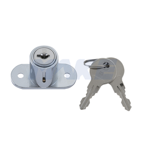 Solution de rangement antivol pour tiroirs MK504-2, serrure à poussoir à clé plate pour quincaillerie de mobilier de bureau, armoire coulissante, bibliothèque - Product Image 3