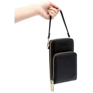 Sac à bandoulière en cuir végétalien pour téléphone portable, pochette et porte-monnaie pour fille, certifié BSCI, avec sangle - Product Image 4