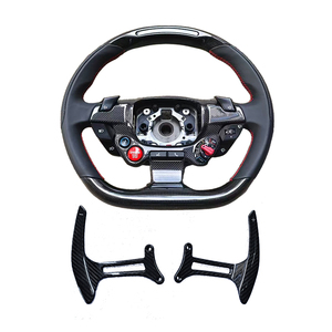 Modification et amélioration de voiture 2015-2021 : Volant en fibre de carbone, palettes de volant, kit carrosserie pour Ferrari 488/Portofino - Product Image 1