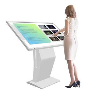 Wholesale HUSHIDA 32 43 50 55 65 Inch Touch Screen Monitor Kiosk Touch Screen Display Digital Information Kiosk to take orders