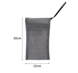 Red de jabón de nailon hecha a mano para lavar la cara, lavarse las manos, y la espuma del jabón de baño. Bolsa de red para jabón de baño. - Product Image 3