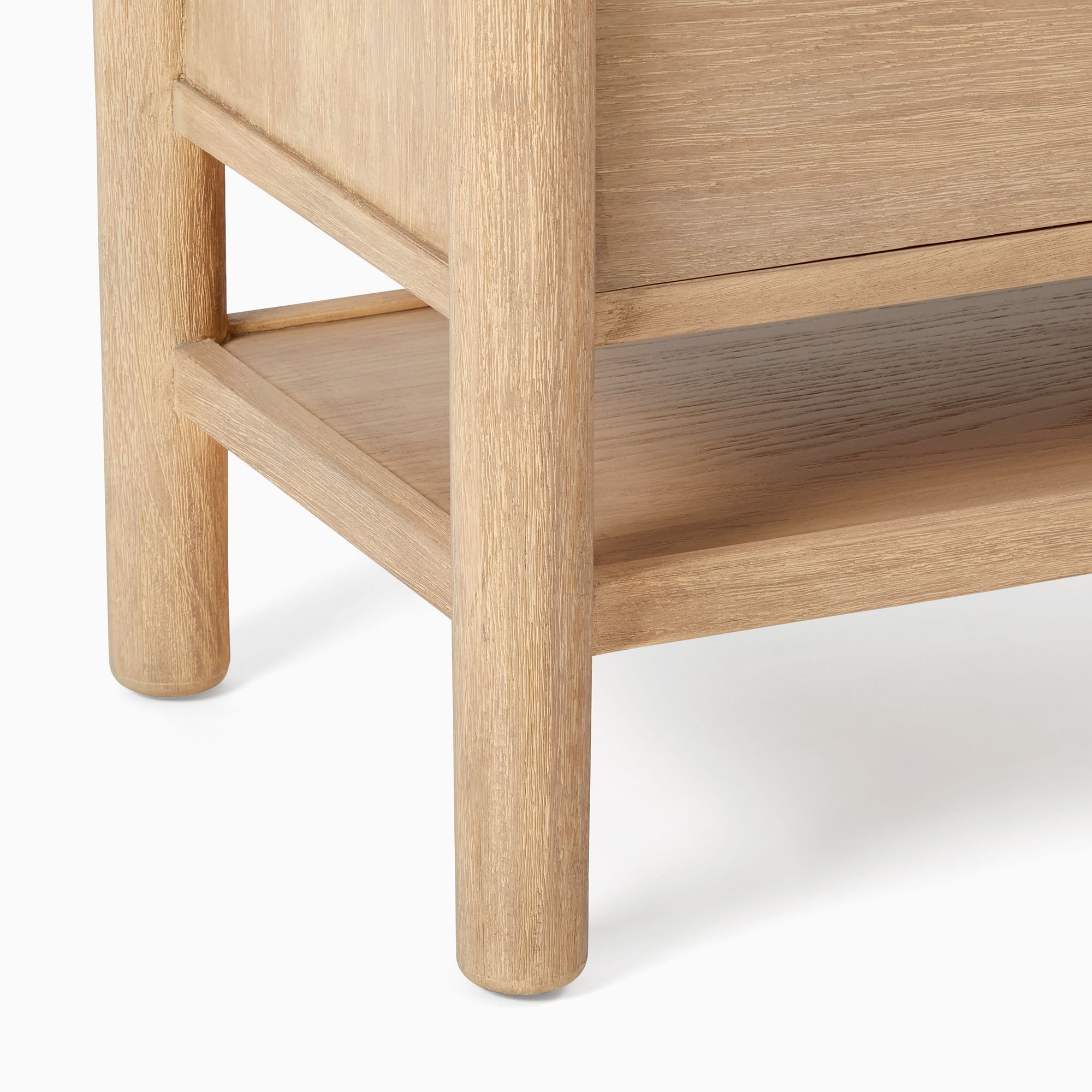 High quality Customized Furniture Living Room natural wood oak TV stand table Wooden Media Console