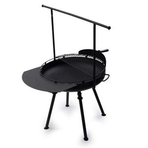 <strong>Portable</strong> American-Style BBQ Rack For 5-People Metal Steel <strong>Charcoal</strong> Stand For Patio Villa Bonfire Party BBQ Rack - Product Image 5