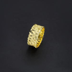 JXX Vente Flash : Bagues de Mariage en Laiton Style Dubaï, Bijoux Classiques Plaqué Or Tendance pour Femmes, Bagues de Fiançailles pour Dames - Product Image 2