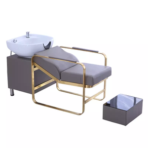 Modern <strong>Portable</strong> Barber Shop Station <strong>Shampoo</strong> Bowl Bed with Ceramic <strong>Shampoo</strong> <strong>Sink</strong> for Workshop Use - Product Image 6