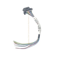Prise de détection OBD noire importée à 16 broches pour outil de diagnostic d'excavatrice Caterpillar et Komatsu