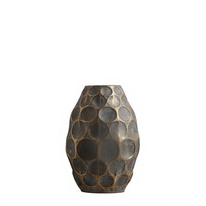 Florero Decorativo de Metal para Mesa de Centro, Mesa de Comedor, Estante y Decoración de Sala de Estar - Product Image 1