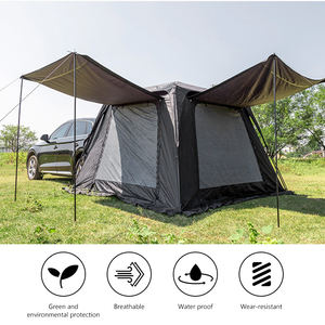 Tente de voiture pliante Awining Camping Tente arrière de voiture portable Grande tente familiale SUV pour voitures - Product Image 5