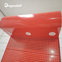 Étagère de présentation d'outils en métal sur mesure pour magasin de quincaillerie, présentoir de sol pour outils électriques