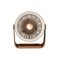 Ventilateur de bureau portable USB rechargeable, mini ventilateur à main, grand débit d'air, direction du vent réglable à 360 degrés, longue durée de vie de la batterie, ABS
