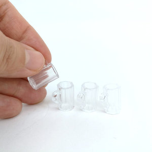 Dollhouse minh bạch xử lý cup mõm/Mini bia cup dự thảo bia cup Dollhouse với thực phẩm và chơi - Product Image 5