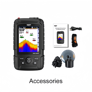 Lucky FF718LicD-T Portable Multibeam Sounder 2.8 Inch Colored Dot Matrix Display with Transducer Sensor <strong>Echo</strong> Sounder Cho Cau Ca - Product Image 4