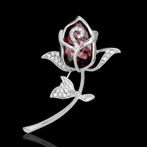 Broche de Rosa para Traje, Aleación con Baño Ecológico, Accesorio de Moda para Bodas y Compromisos para Trajes de Mujer - Product Image 4