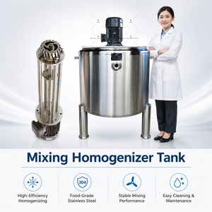 Mezclador Emulsionante al Vacío de Alta Cizalladura Automático para Productos Lácteos - Product Image 3