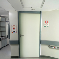Porte en acier ignifuge, insonorisée et durable, porte en acier pour salle blanche GMP, porte en acier galvanisé pour bureau commercial, atelier