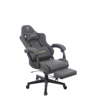Nouveau Design Fauteuil Gamer Inclinable avec Repose-Pieds Marron
