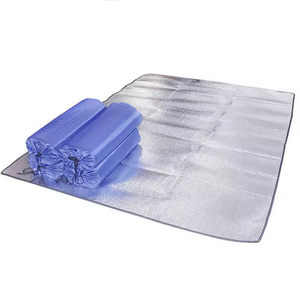 Tapete Plegable de Doble Cara, Impermeable, de 240x240cm, con Película de Aluminio Engrosada, para Playa, <span class=keywords><strong>Picnic</strong></span>, Camping, <span class=keywords><strong>4</strong></span> Estaciones - Product Image 3