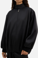 Veste en satin MERRACHI en gros : Élégance discrète, style sport chic, coupe oversize de luxe, polyvalente, nouvelle collection automne
