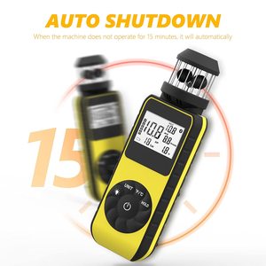 Máy đo gió bỏ túi Máy đo gió cầm tay mini để đo tốc độ gió Xoay 360 độ Cập nhật với dụng cụ kiểm tra đèn nền - Product Image 4