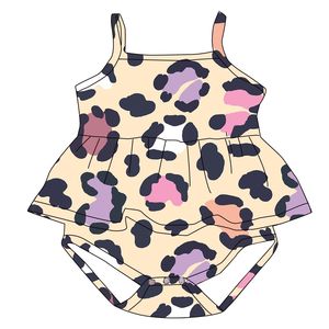 Envío Rápido, Falda de Tirantes Personalizada con Estampado para Bebés Niñas, Verano, Tejida, Ecológica, Transpirable, de Algodón y Fibra de Bambú - Product Image 6