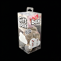 Boîte de rangement et de présentation en PET pour poupées en peluche et jouets d'éléphant, vente en gros du fabricant