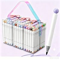 Nouvel ensemble de marqueurs artistiques IERS 2026 de haute qualité, non toxiques, à base d'alcool, en PLA, avec recharges d'encre, importés du Japon
