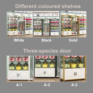 Kainice cửa hàng hiển thị giá Gondola Kệ Nguồn cung cấp kim loại sàn lịch thi đấu tủ đồ lót bằng gỗ Đồ lót hiển thị giá - Product Image 5